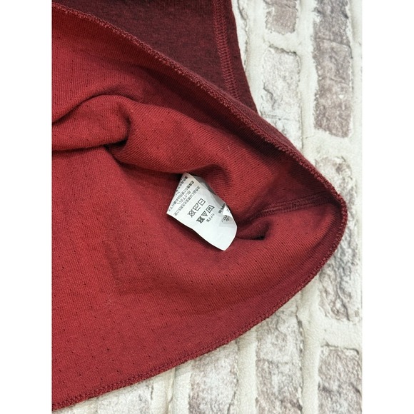 L.L. Bean Mens Two-Layer River Driver's Shirt Wool Blend Henley Base Layer Red L - Picture 5 of 7